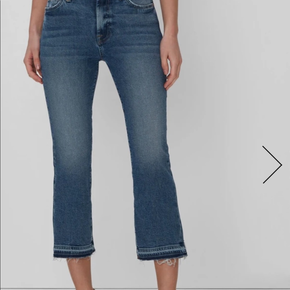 7 For All Mankind LUXE VINTAGE SLIM KICK IN IRIS BLUE in size 26. Never worn